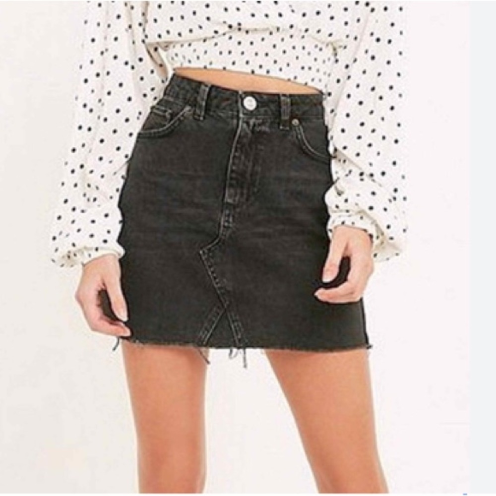 BDG Black denim jean skirt - Picture 1 of 5